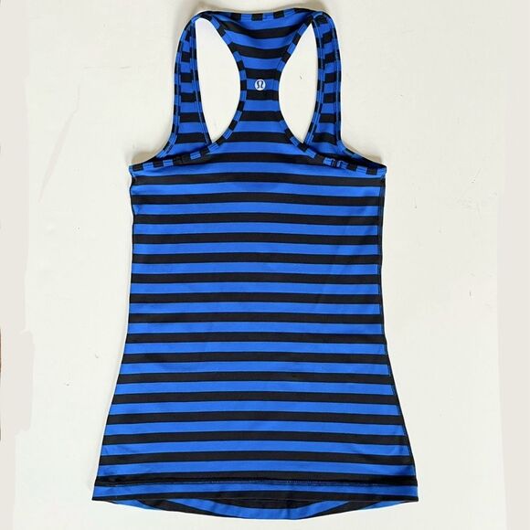 Lululemon Cool Racerback Apex Stripe Baroque Blue - Picture 5 of 9